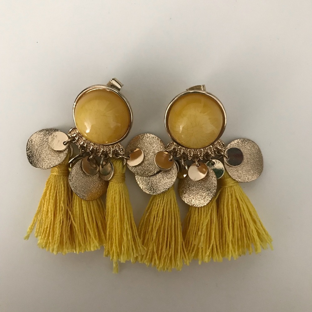 Yellow Earrings